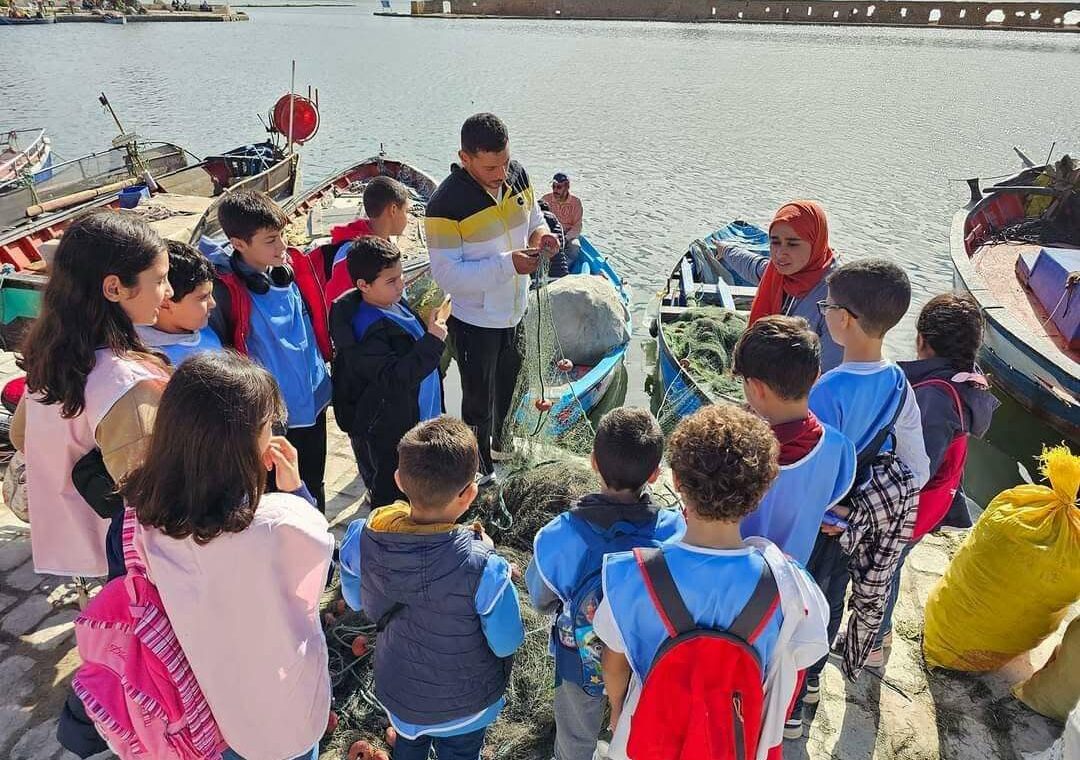 Young people learning about the coast